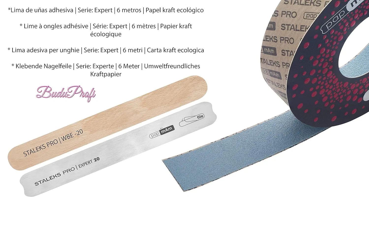 Сменная абразивная лента для пилки «Donut Bobbi Nail Exclusive» от Staleks Pro Staleks — фото 2