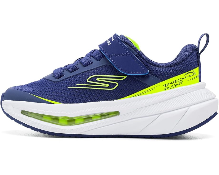 Детские кроссовки Skechers SKECh-Air Flight 404095L (Little Kid/Big Kid) SKECHERS KIDS, Navy/Yellow — фото 4