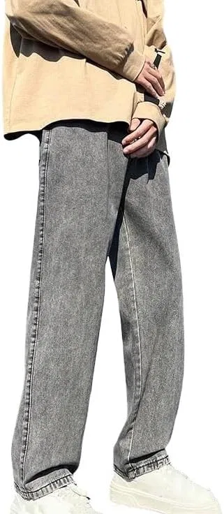 Джинсы прямые широкие Men’s Baggy Street, Gray