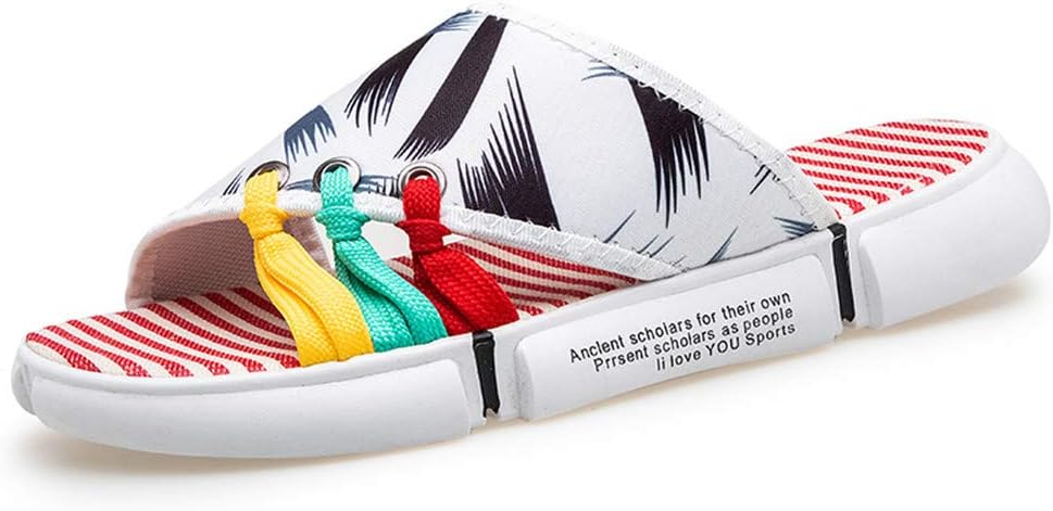 

Мужские летние шлепанцы с открытым носком LLTMALL для улицы и дома, белый