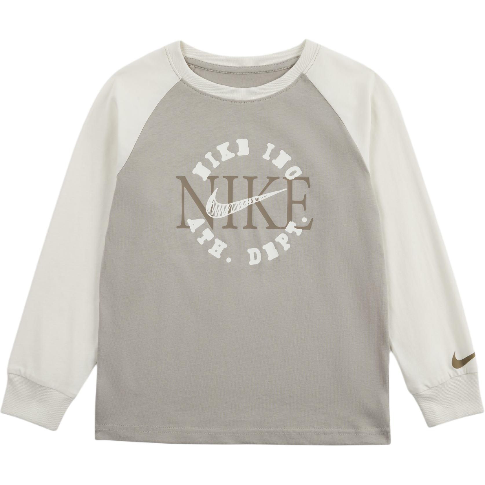 Футболка Heritage University Gray для детей 3-7 лет Nike, серый — фото 3