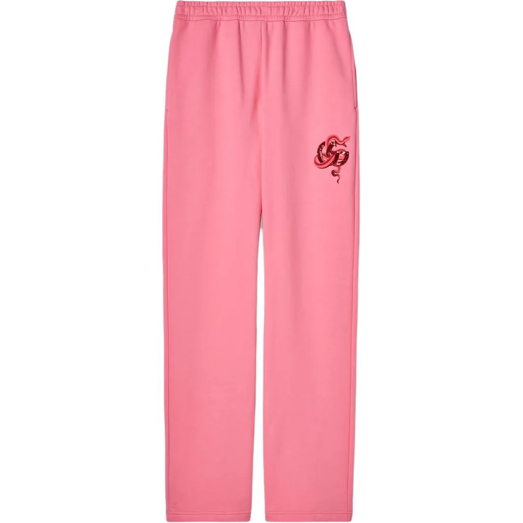 Брюки Gucci Casual SS25, утонченный дизайн, розовый