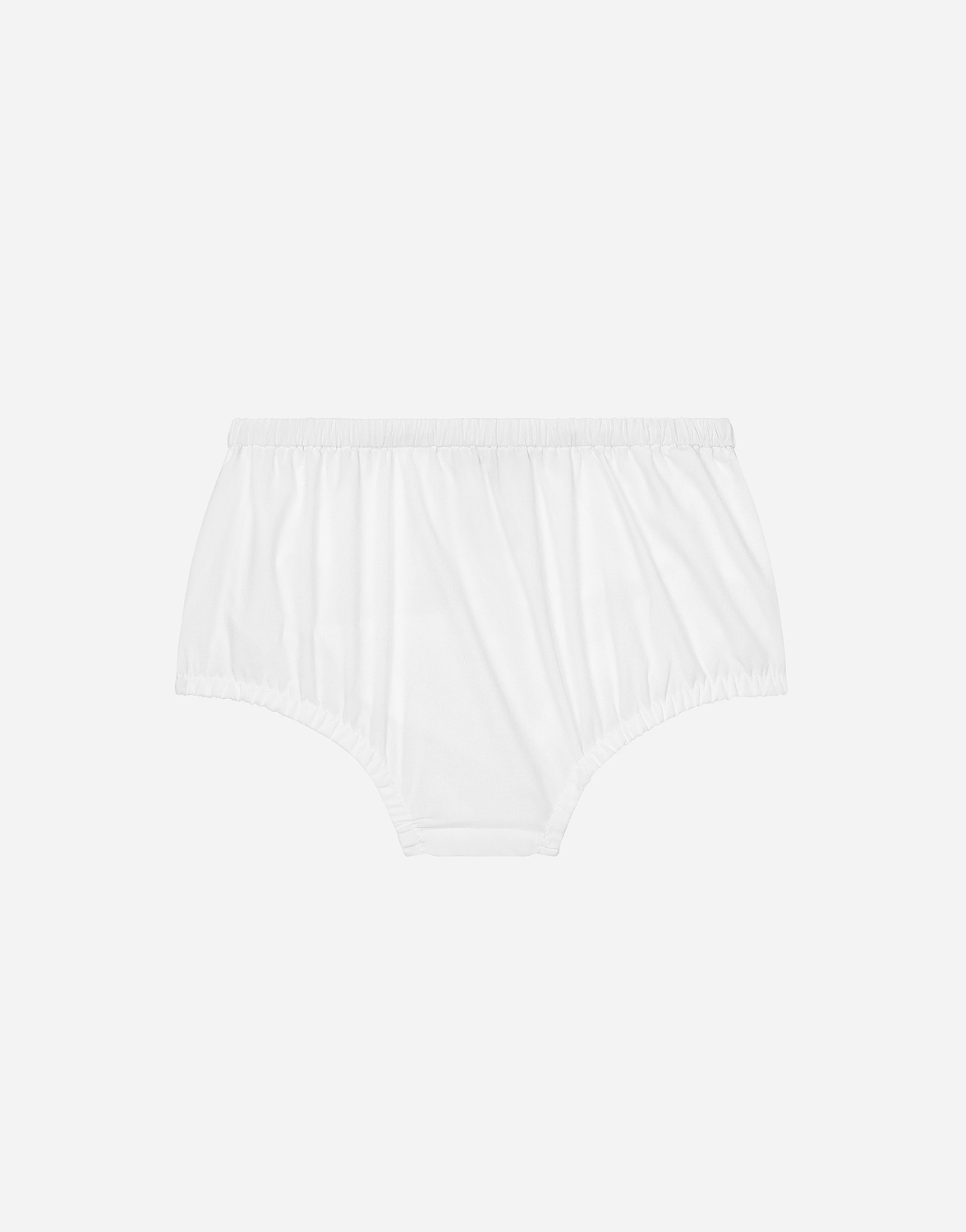 Платье из поплина с логотипом DG Dolce&Gabbana, белый — фото 4