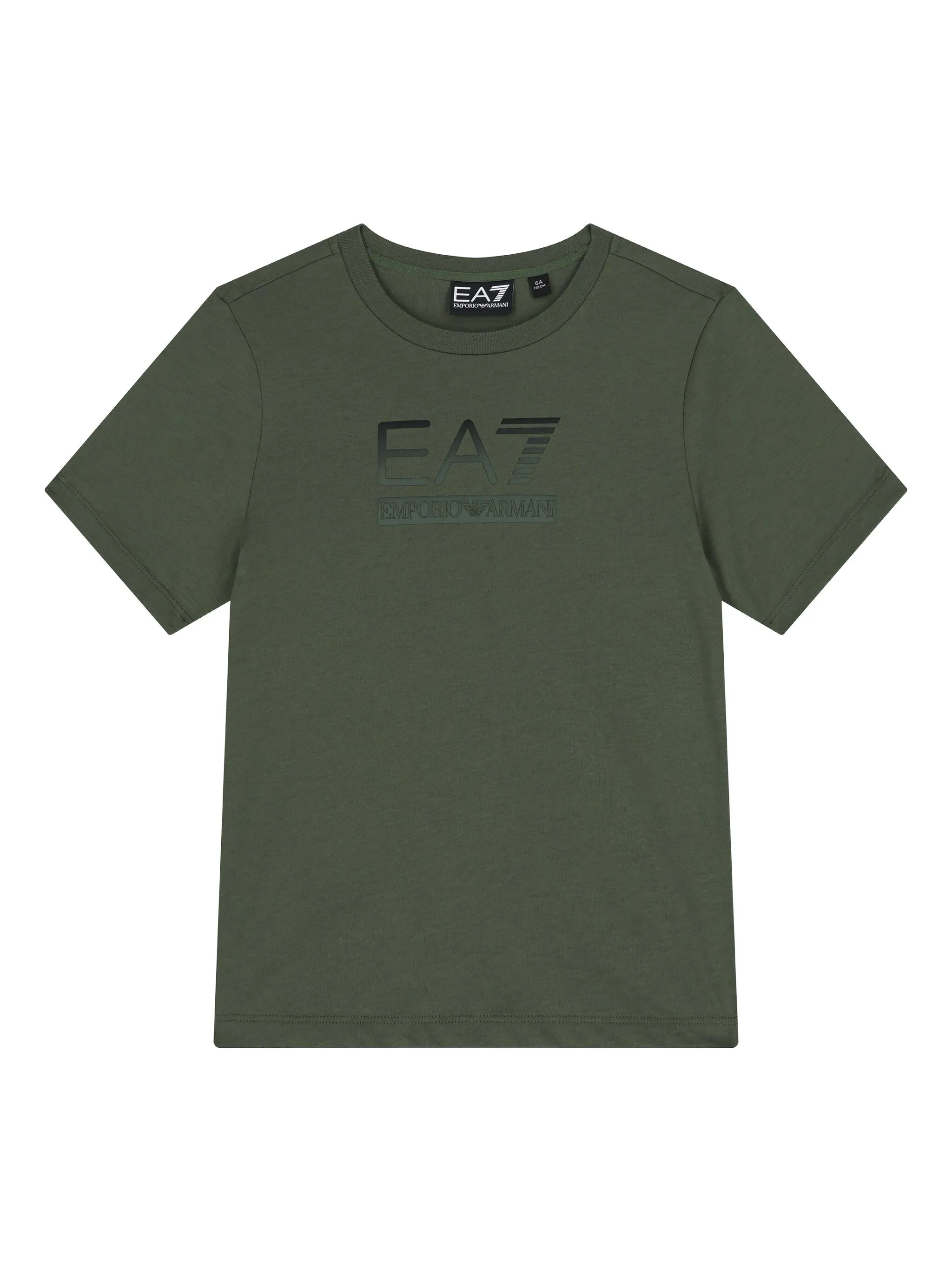 

Футболка с логотипом Emporio Armani Kids, зеленый