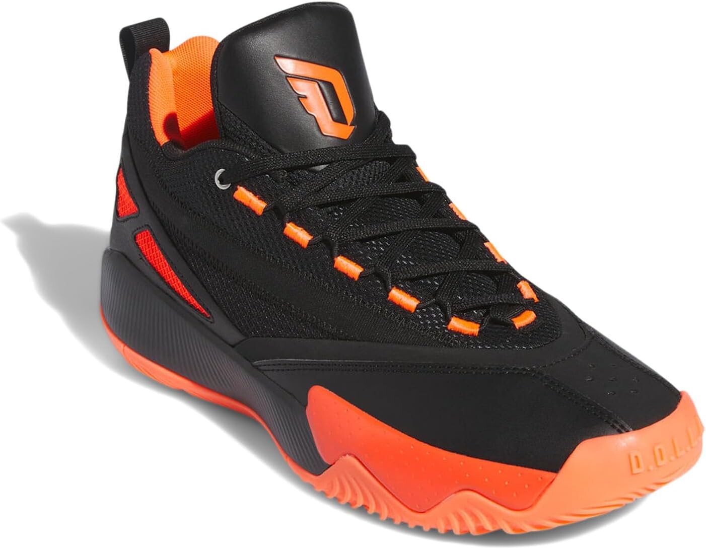

Кроссовки adidas Dame Certified 2, цвет Black/Solar Red/Silver Metallic