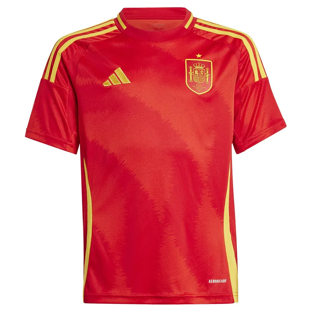 

Футболка с коротким рукавом adidas Spain 23/24 home junior, красный