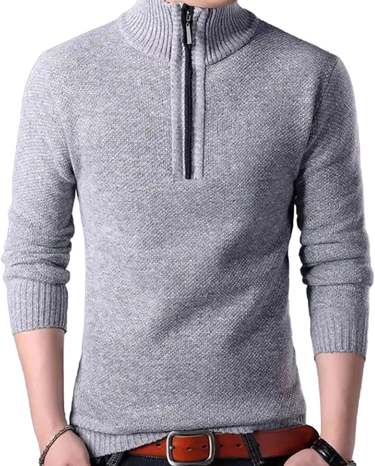 

Толстовка с полуворотником и молнией для мужчин