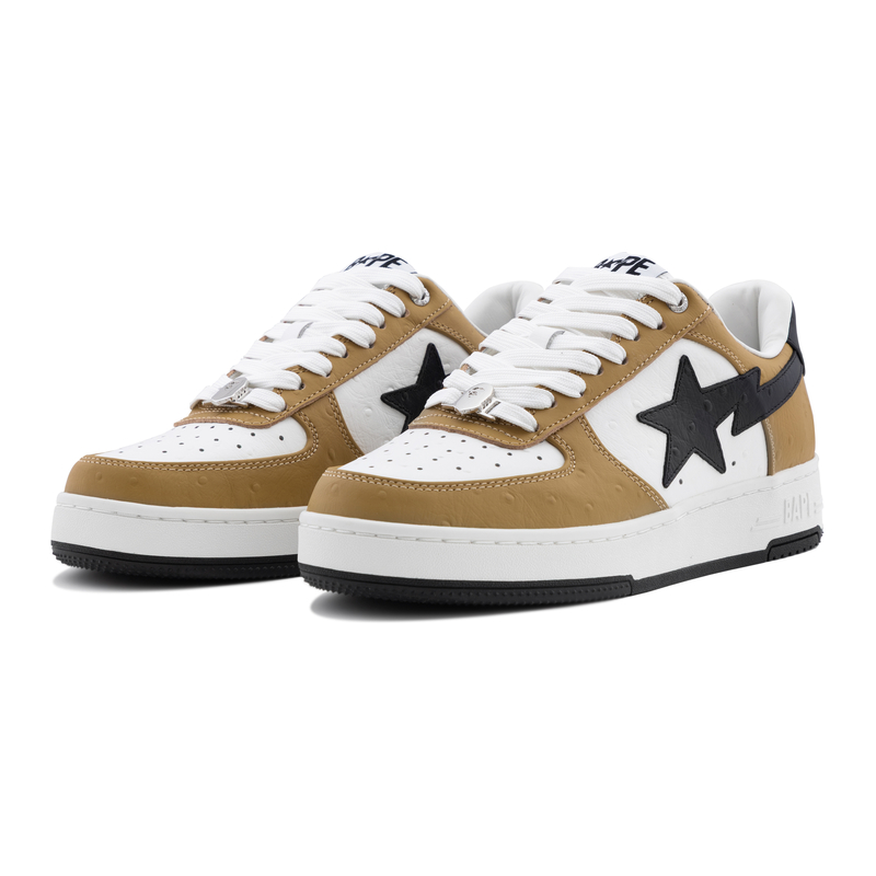 Низкие скейтерские кроссовки мужские A BATHING APE, Coffee Bwx — фото 4