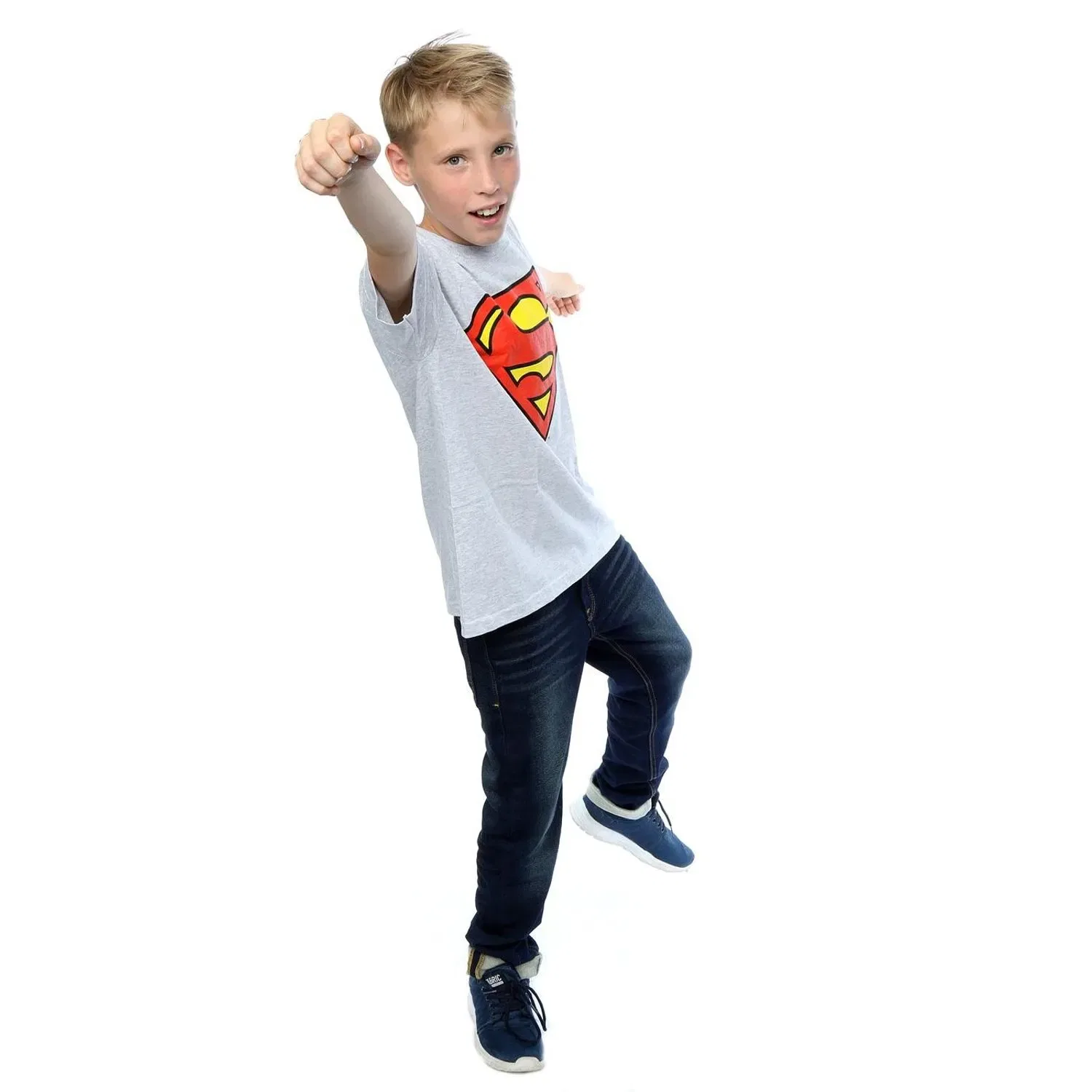 Футболка детская Superman Dc Comics, серый — фото 4