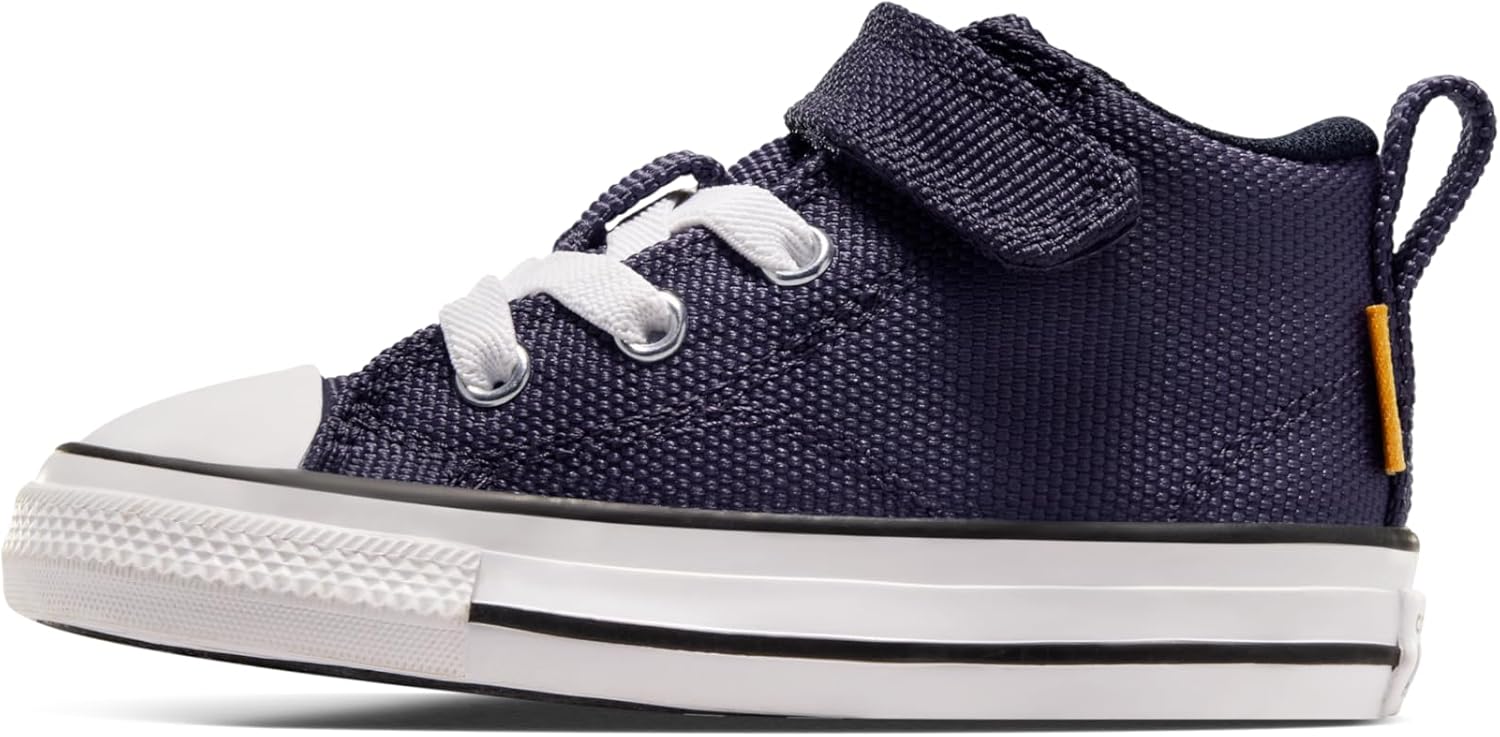 Детские кеды Converse Chuck Taylor All Star Malden Street Easy On средней посадки, белый/фиолетовый — фото 2
