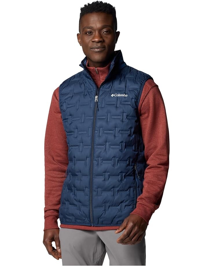 

Утепленный жилет Columbia Delta Ridge II Down Vest, темно-синий