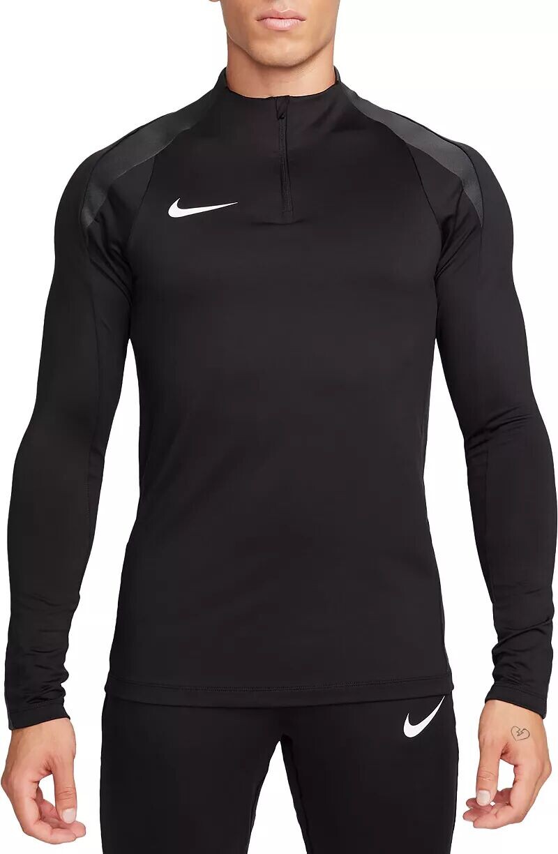 

Мужская рубашка Nike Dri-FIT Strike Soccer с молнией 1/2 для тренировок, черный