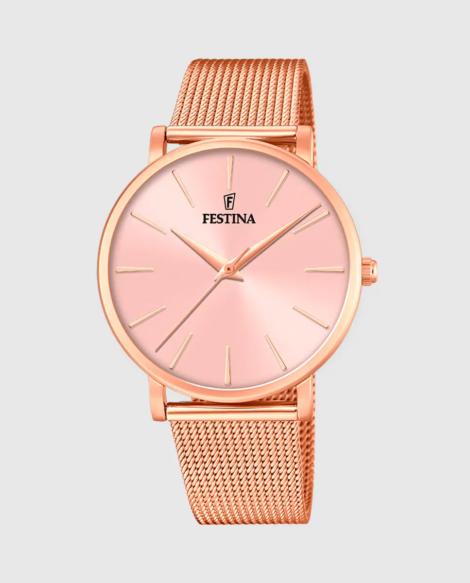 

Женские часы F20477/1 Boyfriend из розовой стали Festina