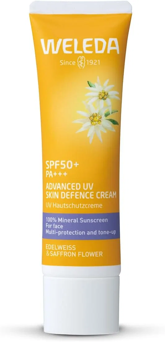Солнцезащитный крем для лица Weleda Edelweiss UV Barrier SPF50+ PA+++ 60 мл