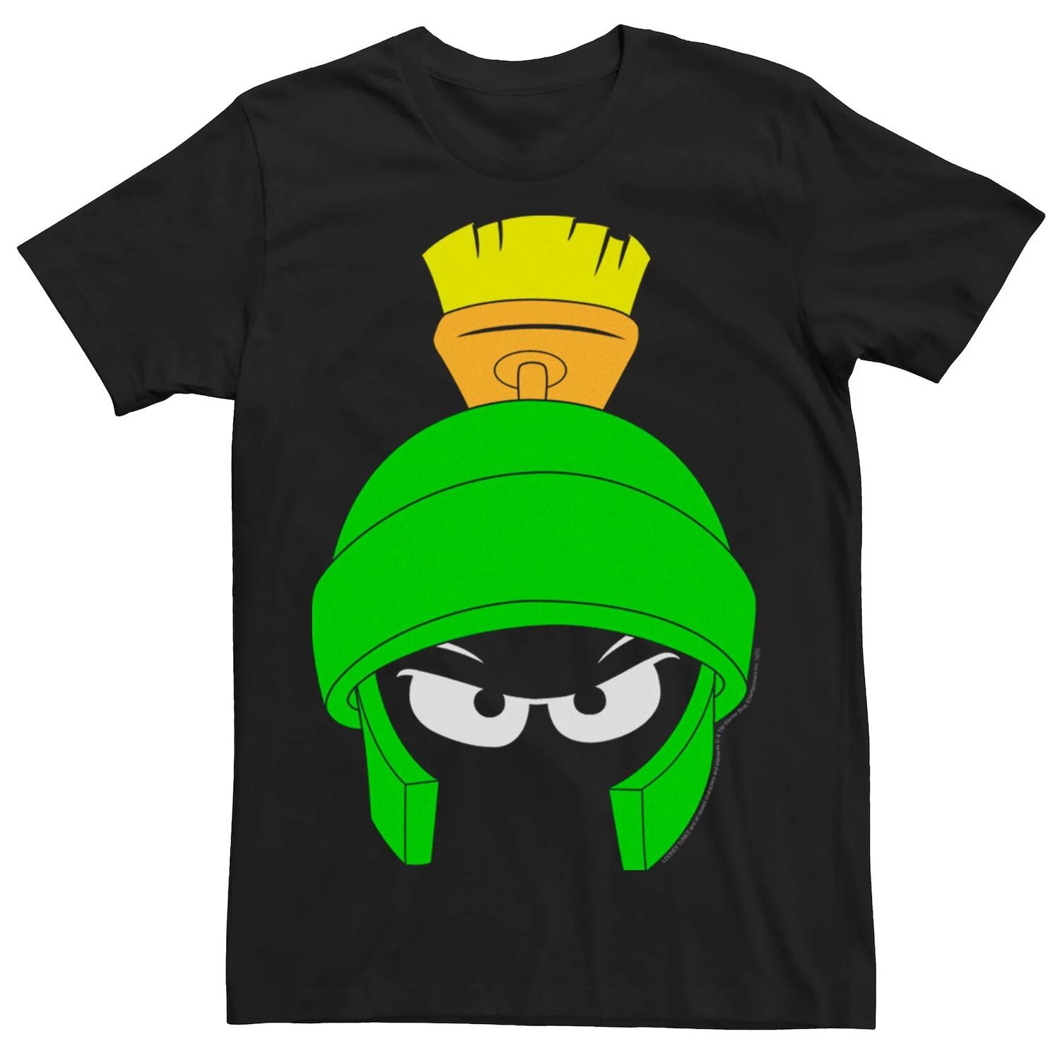 

Мужская футболка Looney Tunes Marvin The Martian с большим лицом Licensed Character