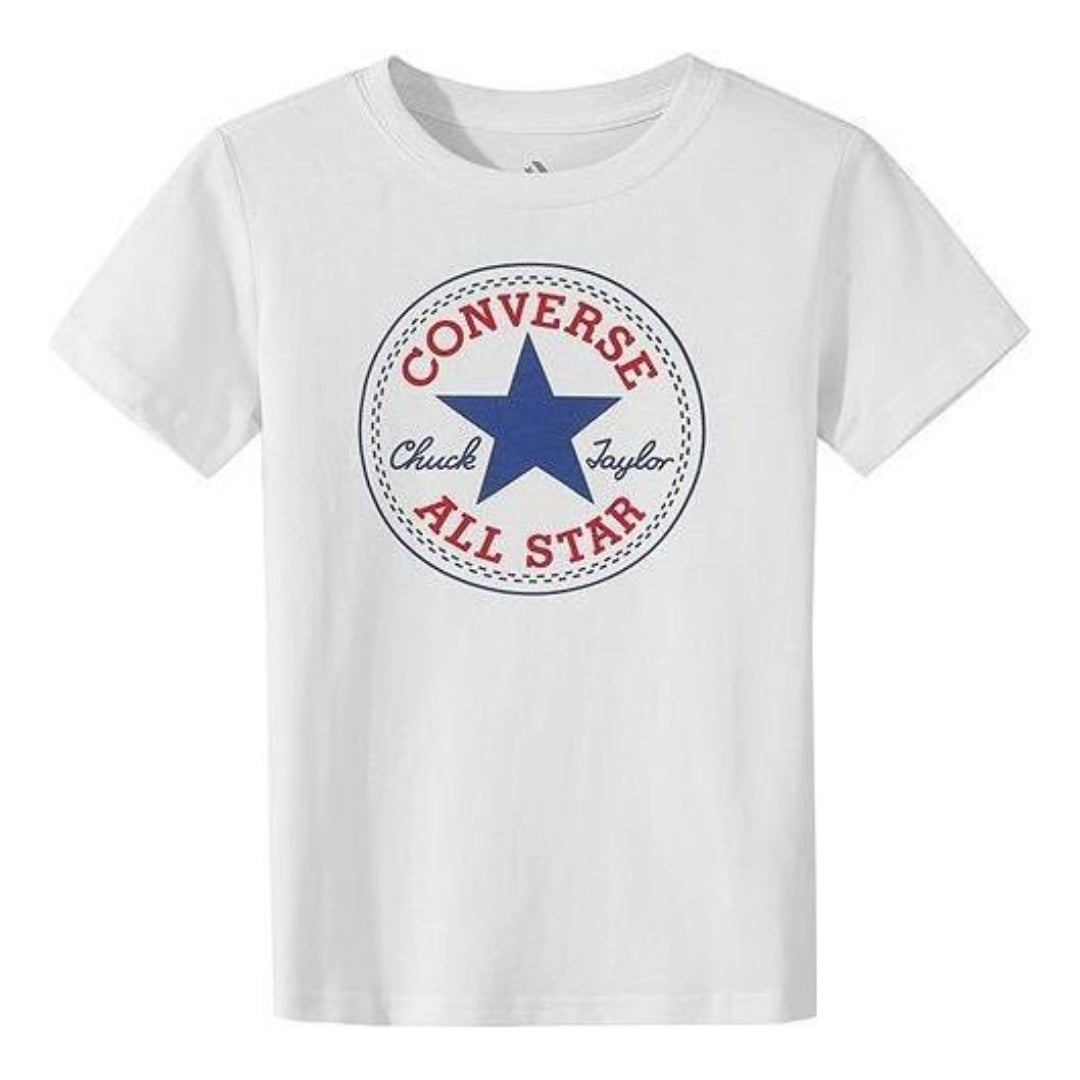 

Футболка (GS) Converse Logo Printed T-Shirt 'Grey Blue' CV2132161GS-001_DS, серый