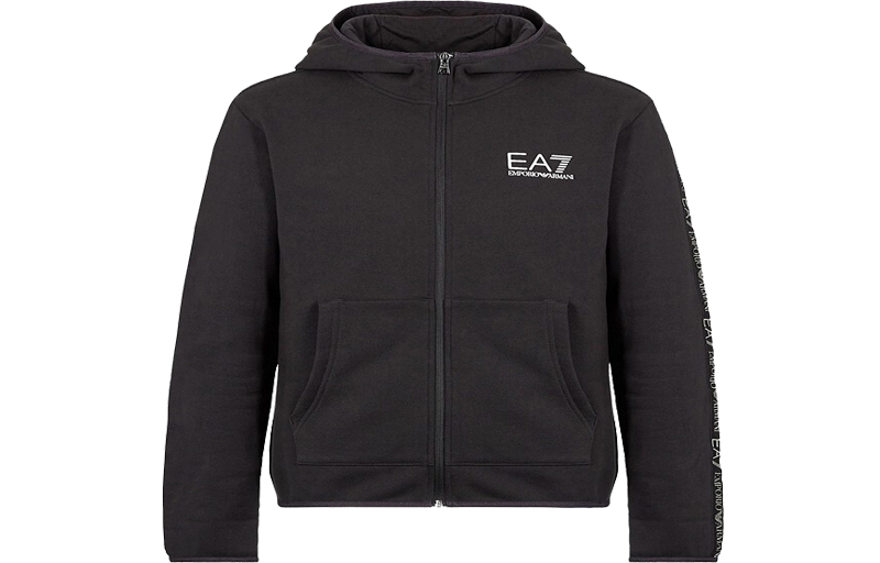 Emporio Armani Мужская куртка EA7 SS22, черная — фото 3