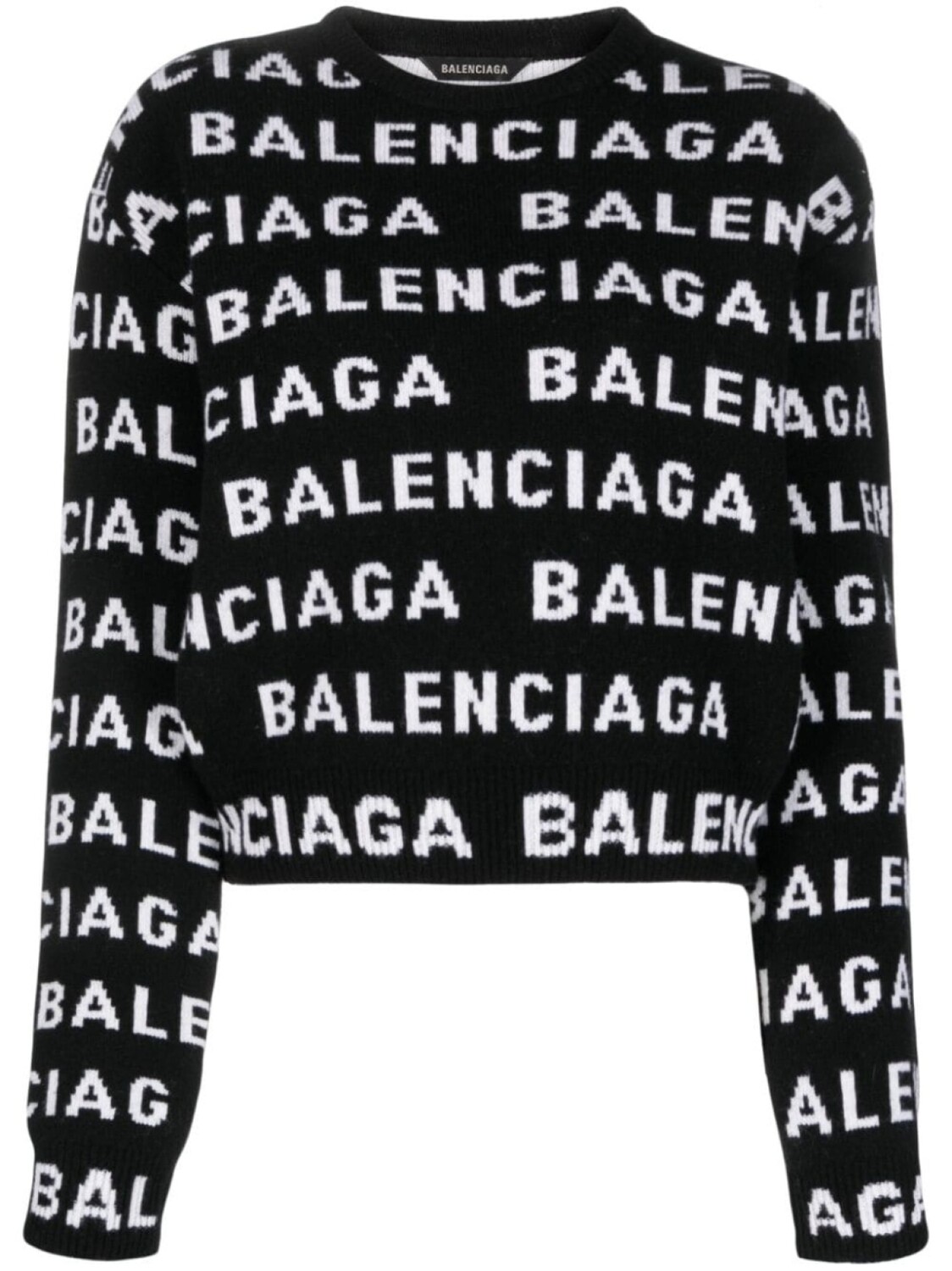 

Balenciaga джемпер с логотипом, черный