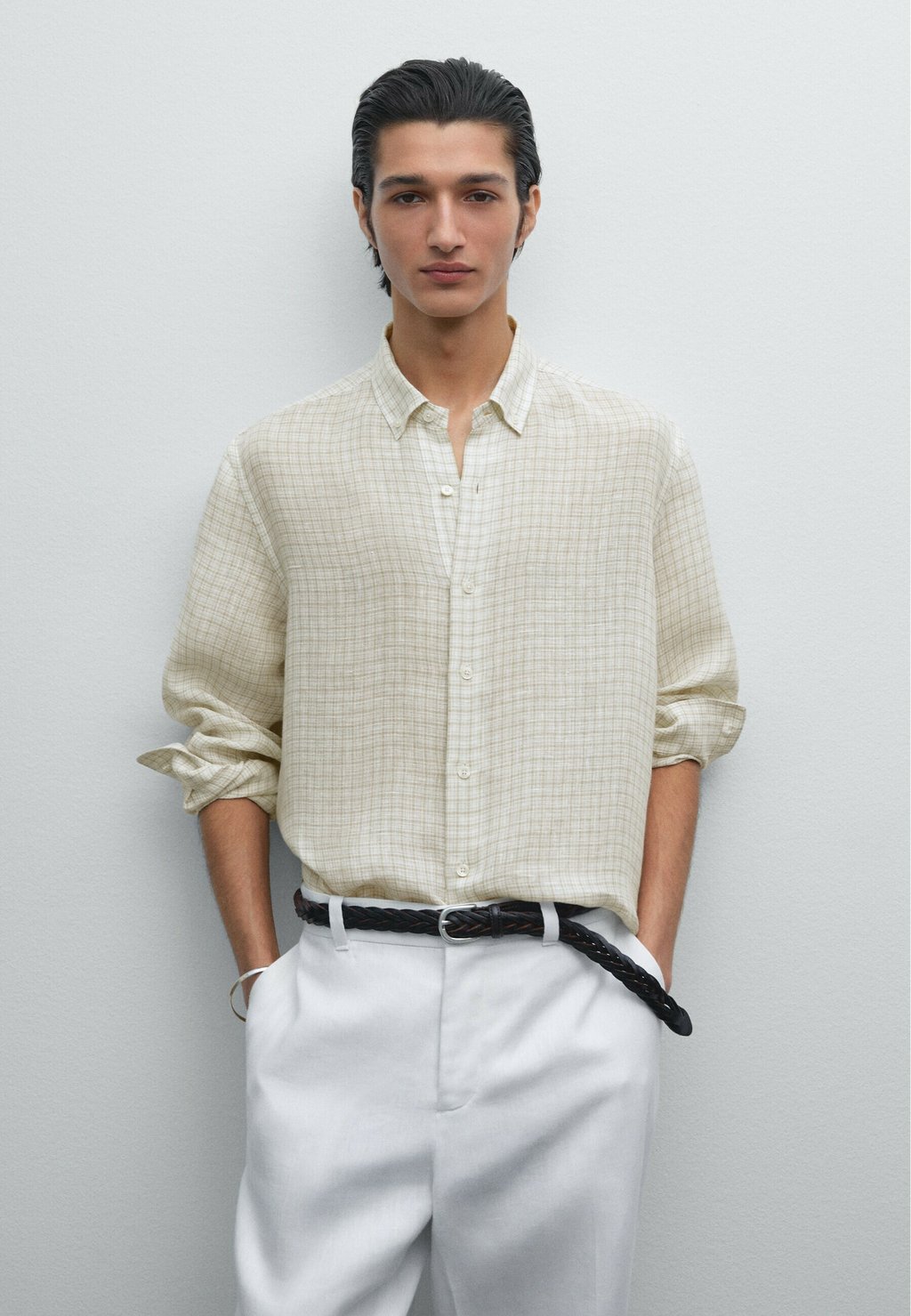 

Рубашка REGULAR FIT 00190302 Massimo Dutti, Beige