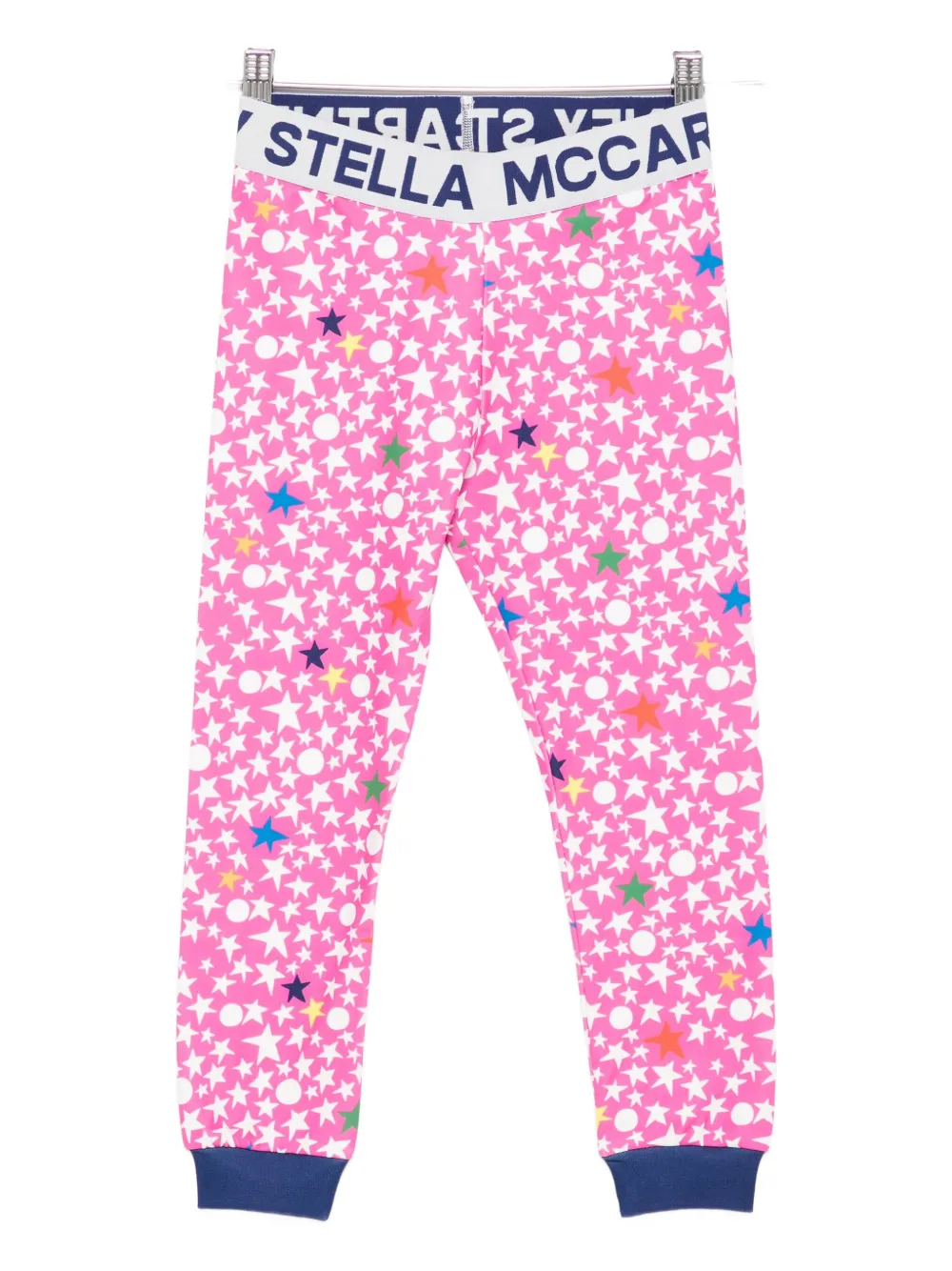 

Леггинсы со звездным принтом Stella McCartney Kids, розовый