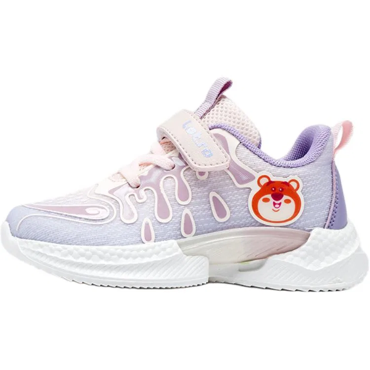 Кроссовки WANJUZONGDONGYUAN x Strawberry Bear Series, нескользящие, легкие, с амортизацией Disney, Pink Purple