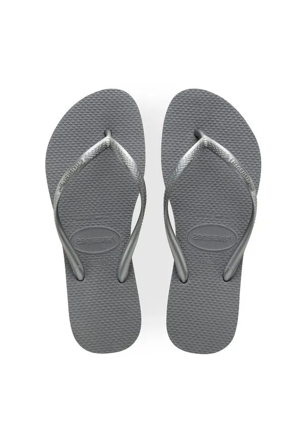 Шлепанцы havaianas slim для бассейна Havaianas, Steel Grey — фото 4