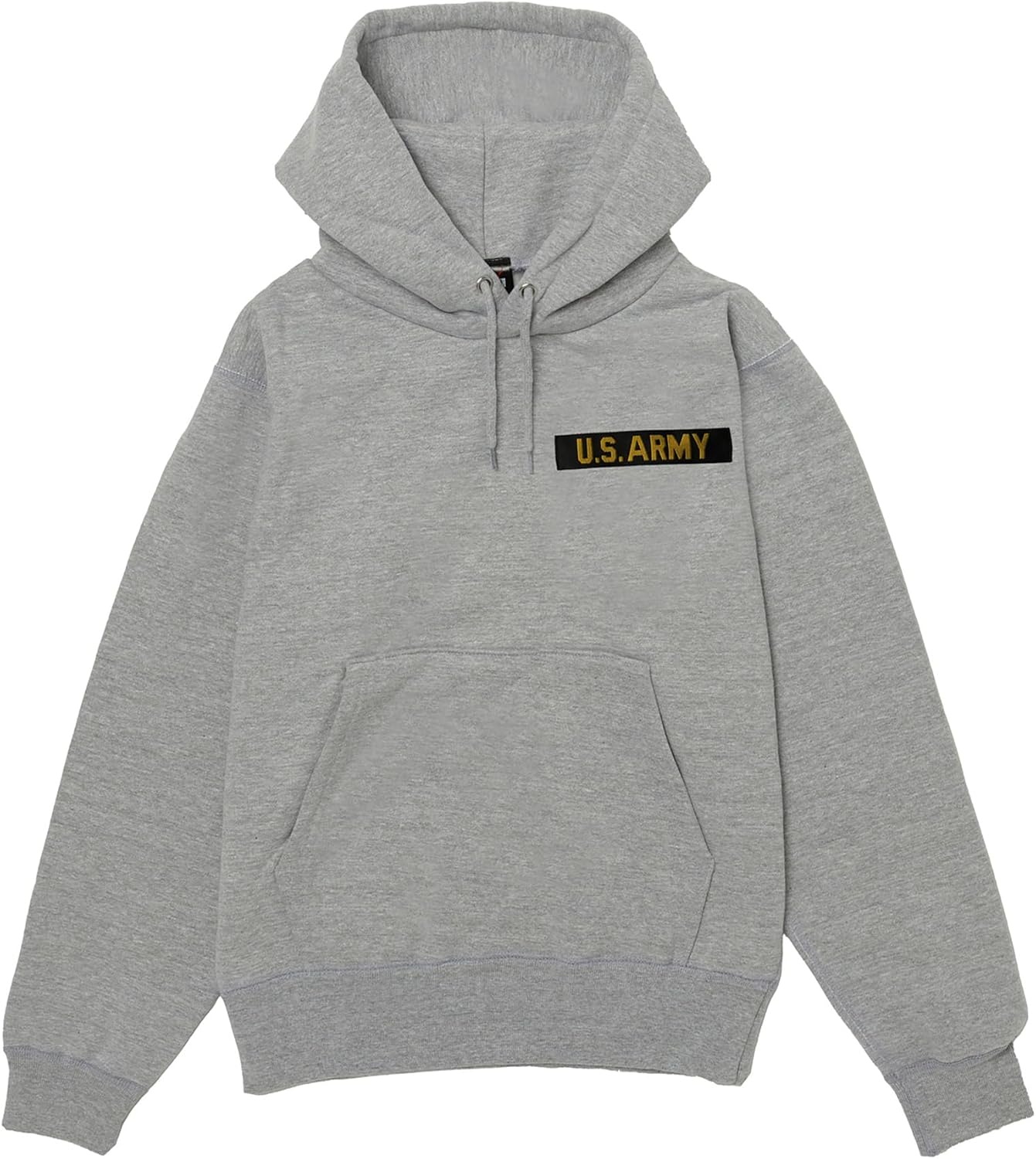 

Толстовка с капюшоном в стиле F, нашивка с гербом армии США, на флисовой подкладке, без капюшона, светло-серый меланж F-Style