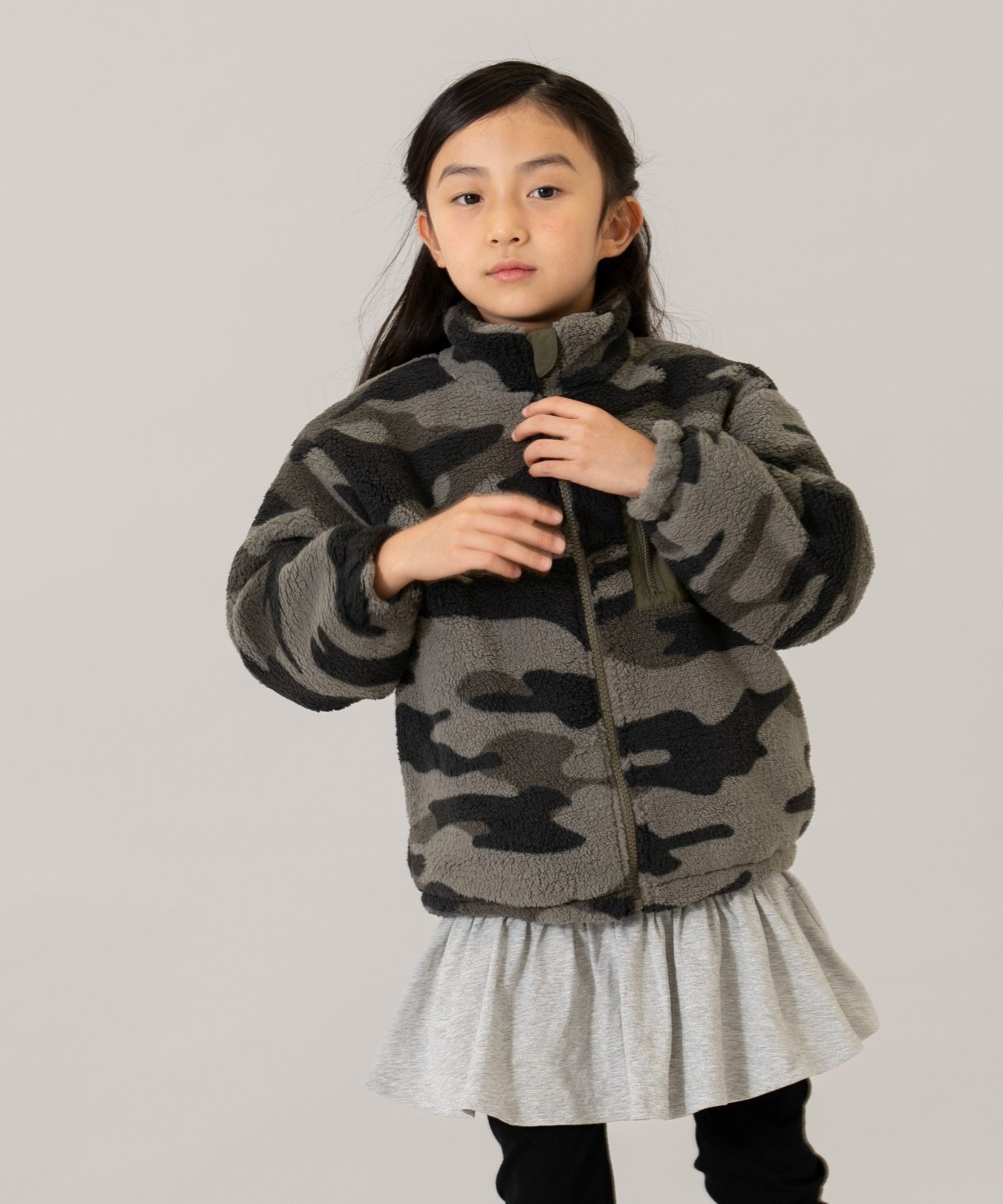 Теплая блузон/теплая верхняя одежда с подставкой Boa And D.Petitmain, Khaki
