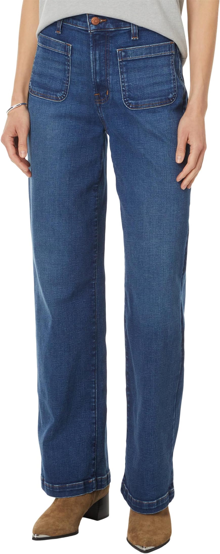 

Джинсы Madewell Perefect Vintage Wide with Patch Pocket in Allentown Wash, Allentown Wash
