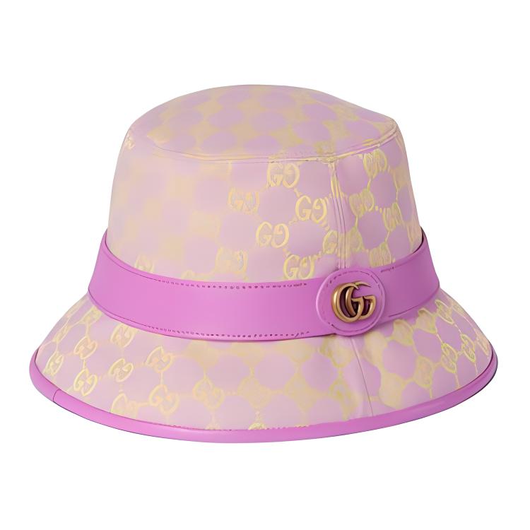 

Берет из холста женский фиолетовый GUCCI