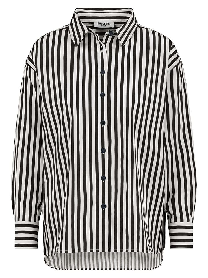 

Sublevel Рубашка черно-белого цвета