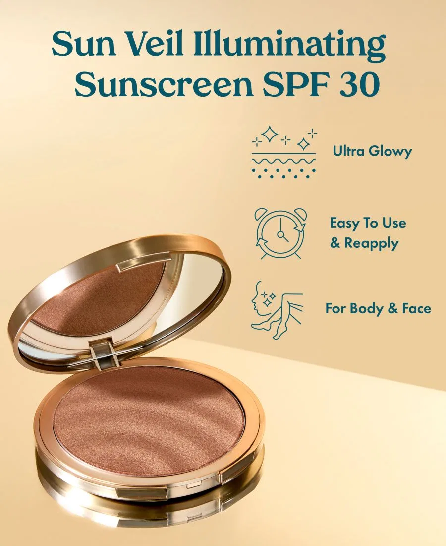 Солнцезащитный крем Sun Veil Illuminating Sunscreen SPF 30, 18 г Kopari Beauty — фото 2