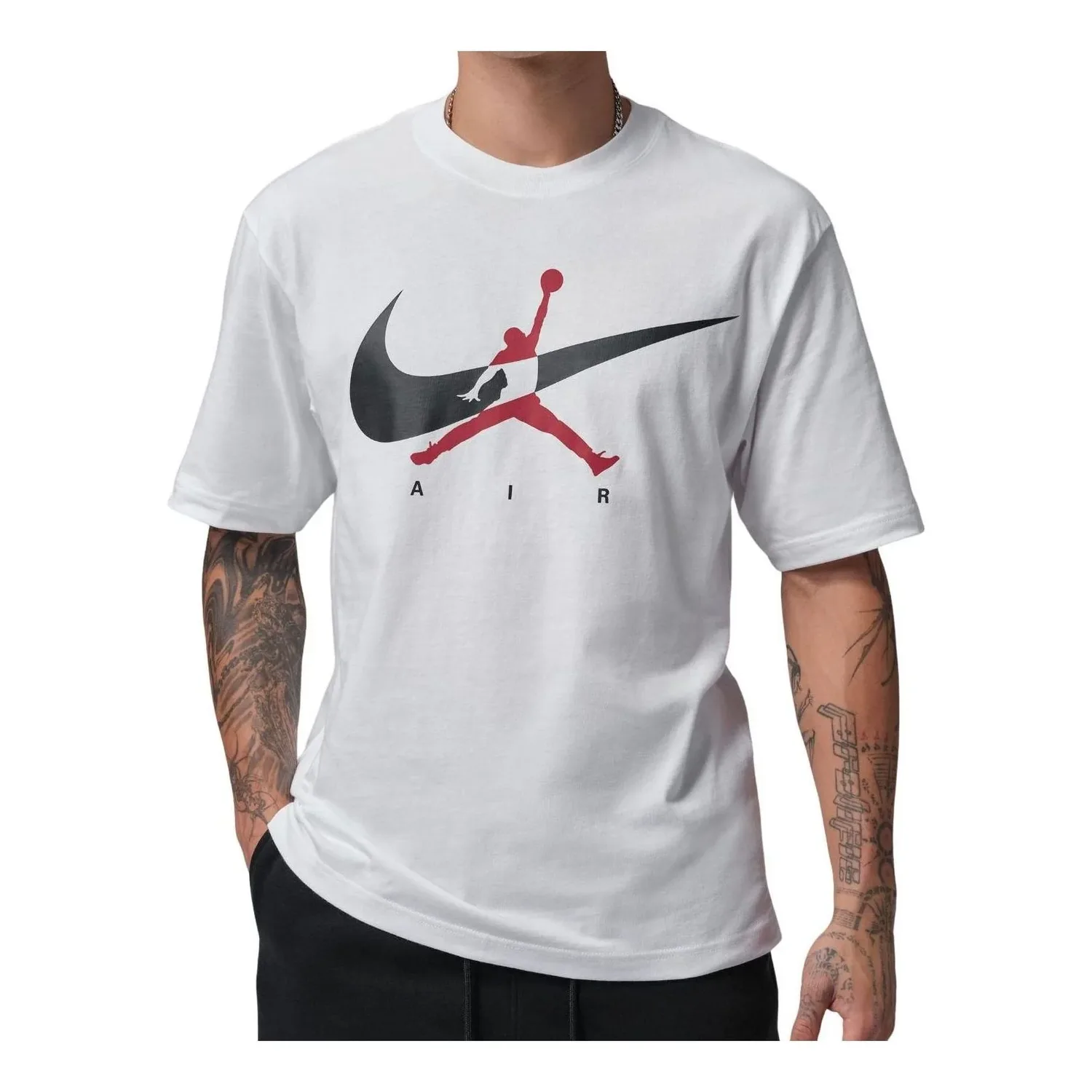 Футболка Air Jordan Brooklyn Jumpman 'White Black'