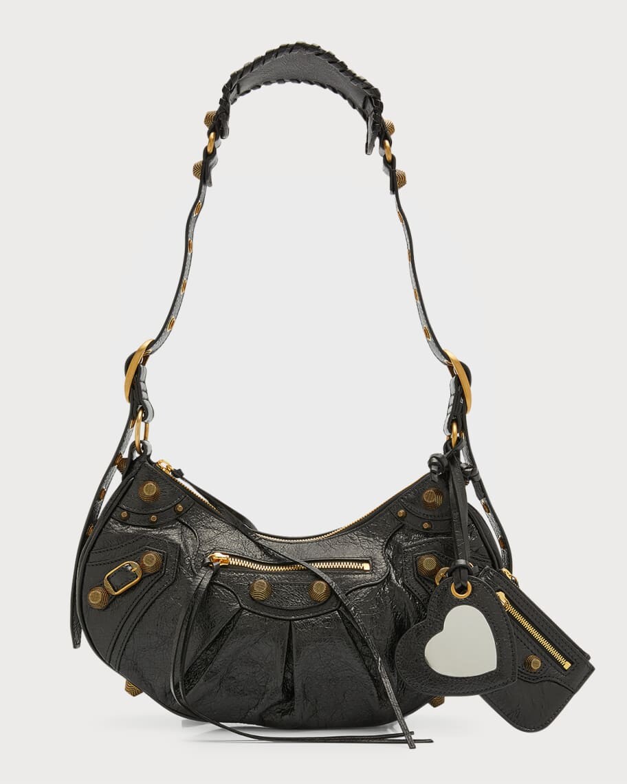

Маленькая кожаная сумка через плечо Le Cagole Balenciaga
