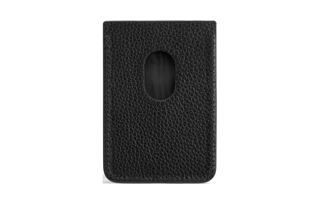 Balenciaga Cash Magnet 2 Card Slots Phone Card Holder Black/White — фото 3