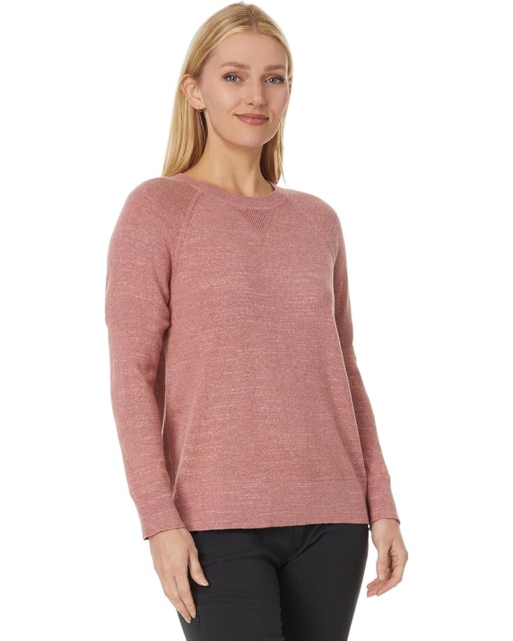 

Свитер L.L.Bean Organic Cotton Slub Crew Neck Sweatshirt Sweater, цвет Rose Wash