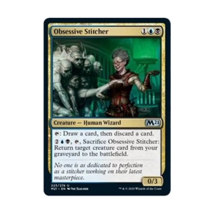 

CCG Одержимый вышивальщик (U), MTG - Core Set 2021