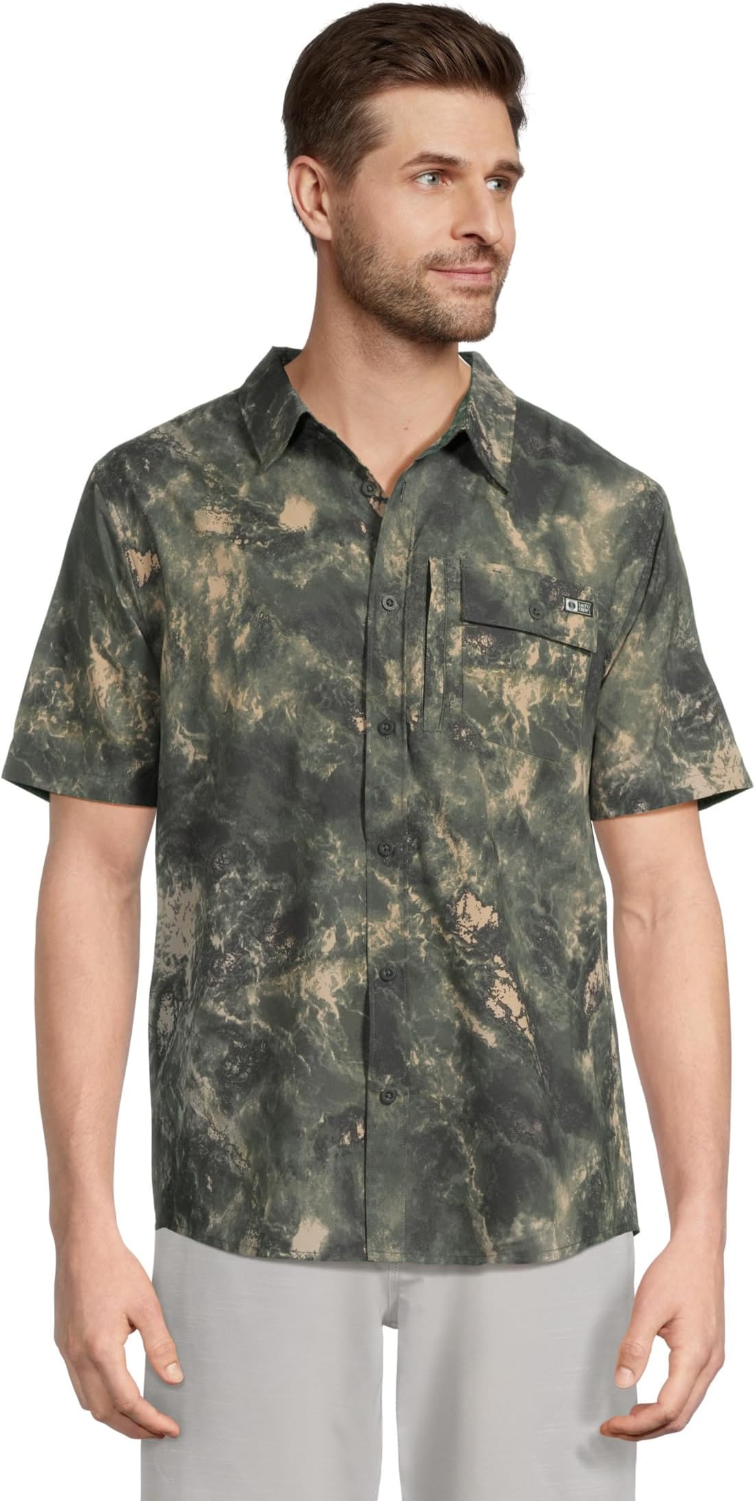 

Мужская флагманская рубашка с защитой от ультрафиолета Salty Crew, Deep Forest