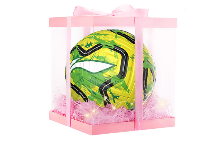 

LINING Размер 5 футбольный мяч TPU бесшовный термосварной унисекс желто-зеленый