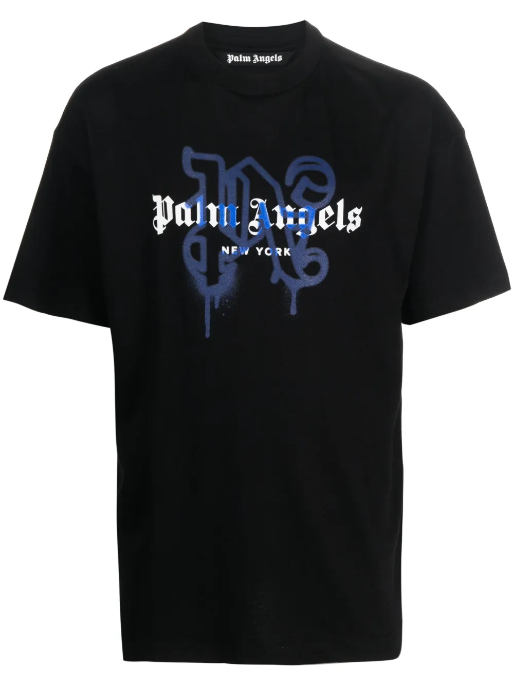 

Футболка New York с монограммой PALM ANGELS, черный