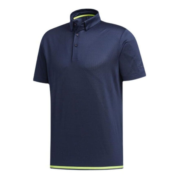 

Футболка adidas Solid Color Casual Short Sleeve Polo Shirt Blue, синий