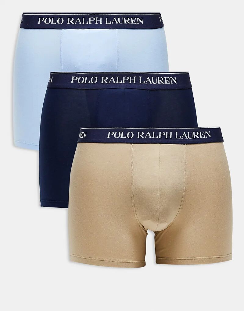

3 пары трусов-боксеров в мульти Polo Ralph Lauren