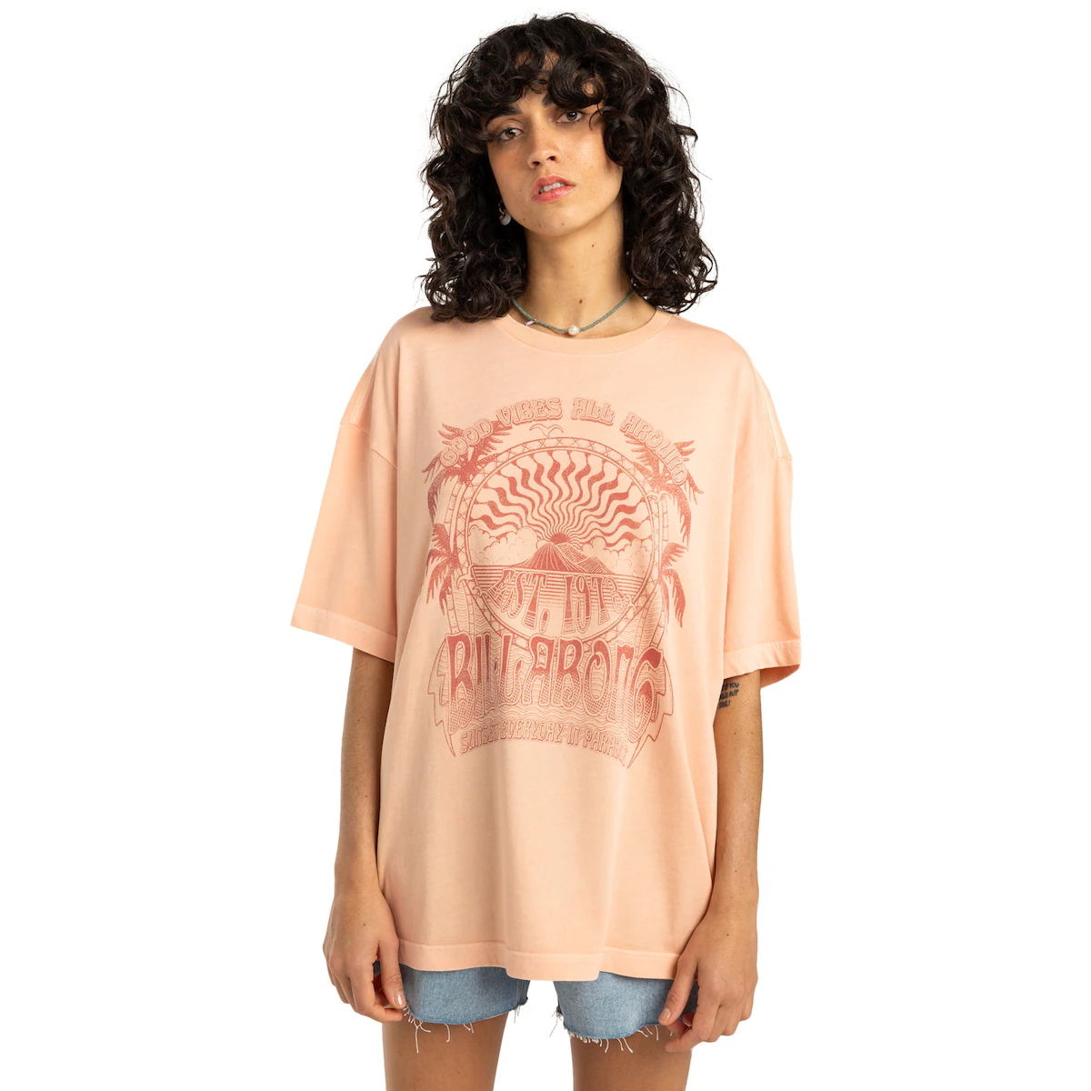 

Женская пляжная классика Billabong футболка, цвет Rosa