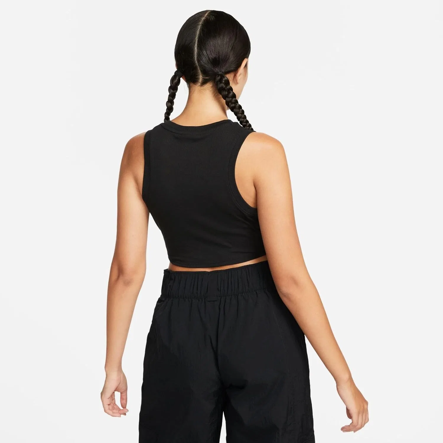 Топ женский Nike Sportswear Chill Knit, Black/Sail — фото 3