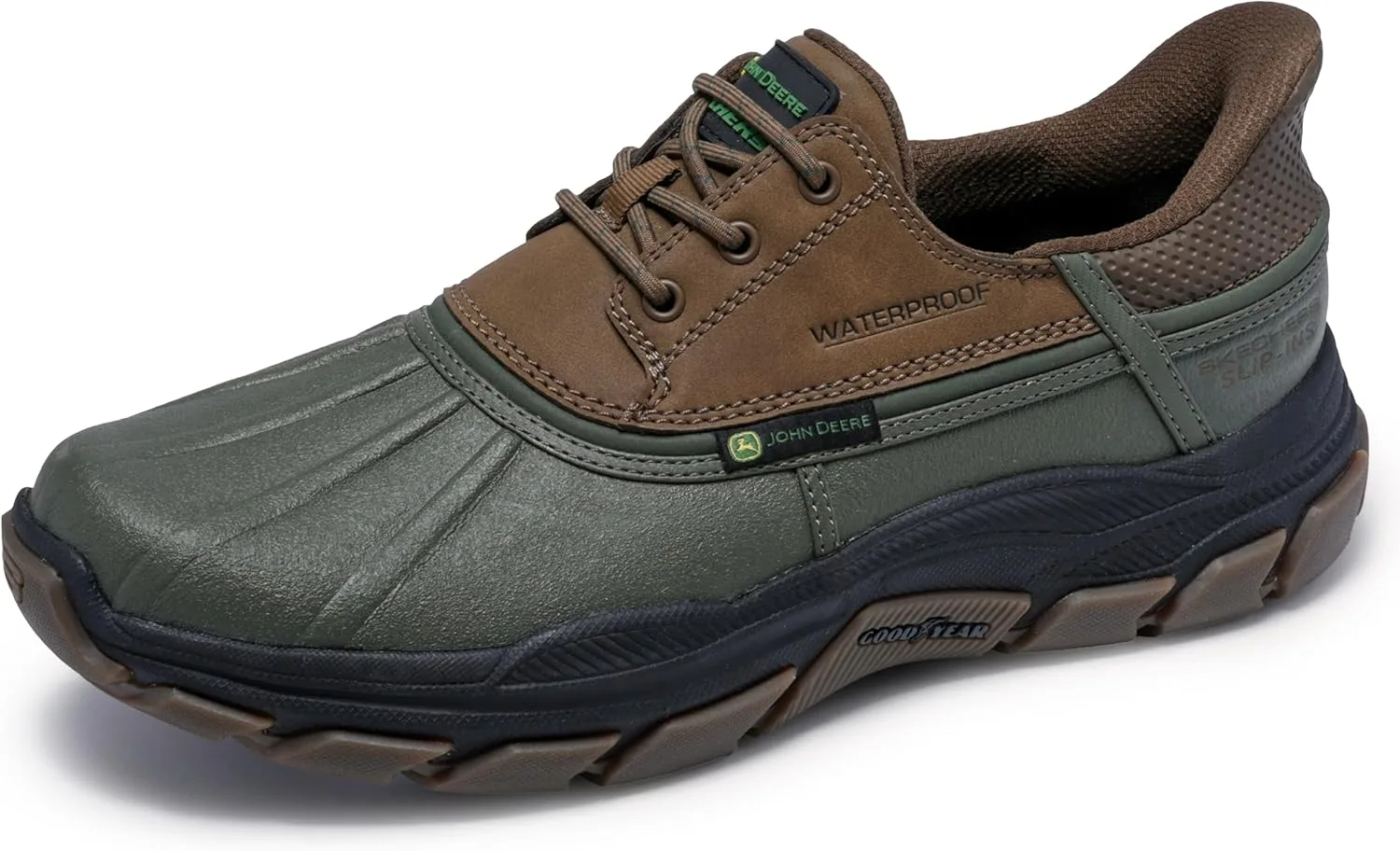 Кроссовки Skechers Men's X John Deere Respected Dancing Trainers, коричневый/оливковый