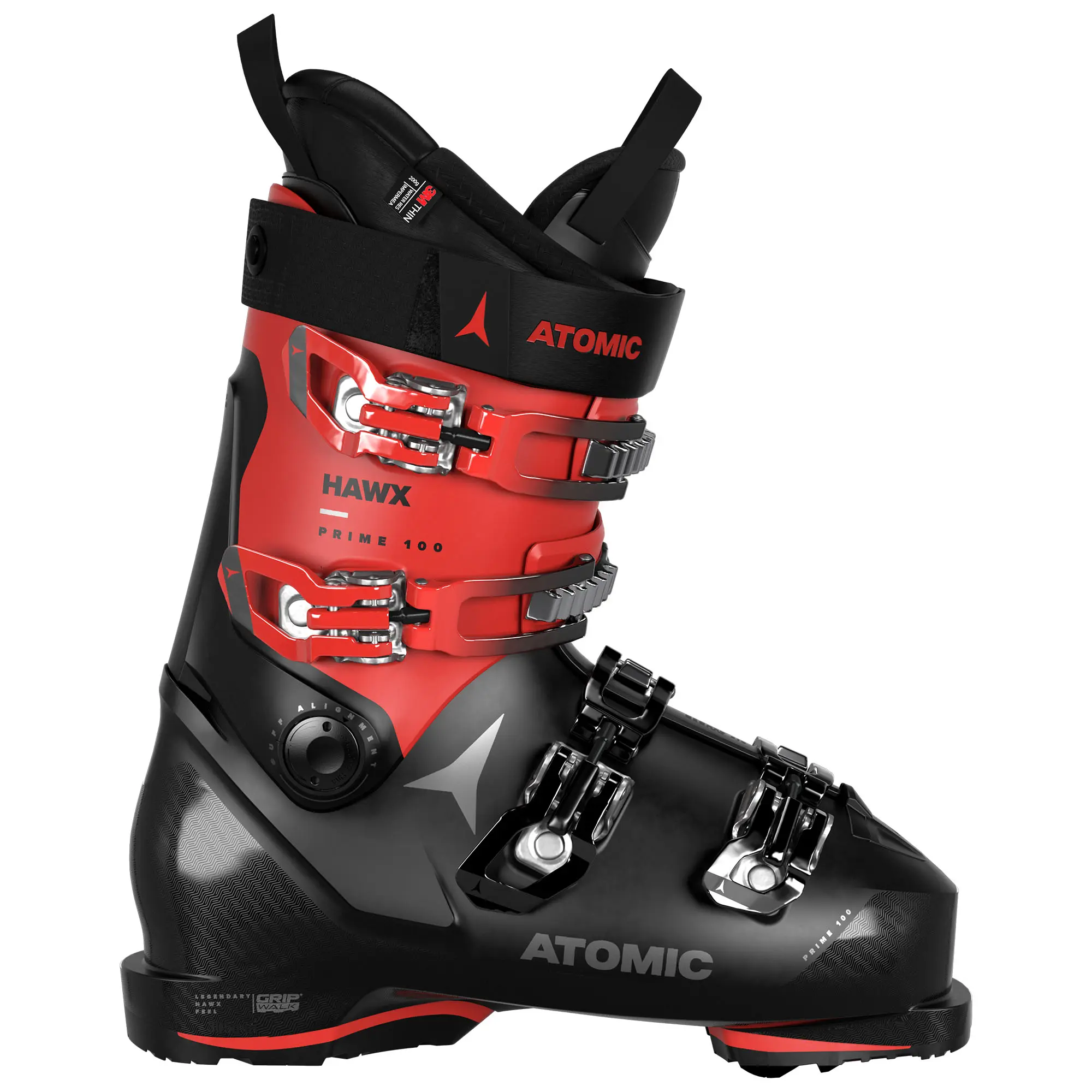 

Мужские горнолыжные ботинки Hawx Prime 100 GripWalk '24 Atomic, Black/Red