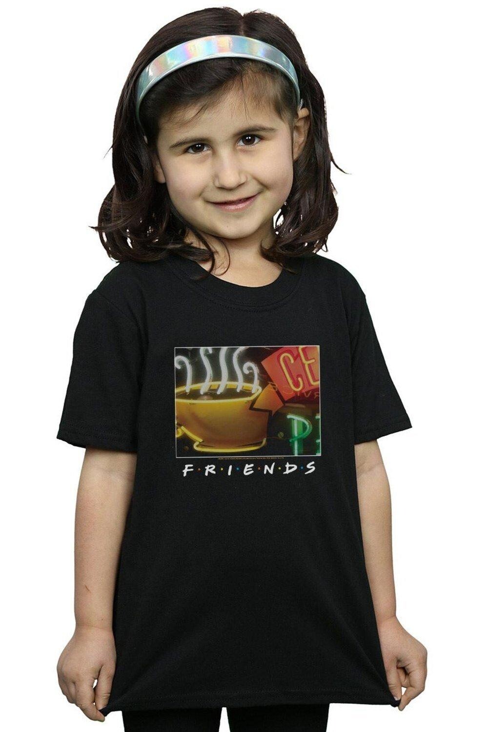 

Хлопковая футболка Central Perk Homage Friends, черный