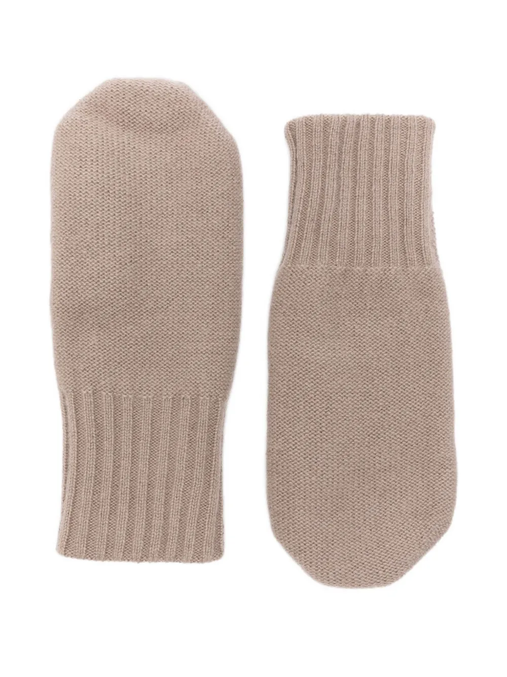

Кашемировые перчатки в рубчик Warm-Me, коричневый