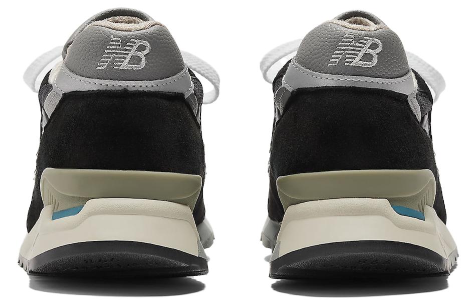 998 MiUSA Черный Серебристый New Balance, Черный Серый — фото 4
