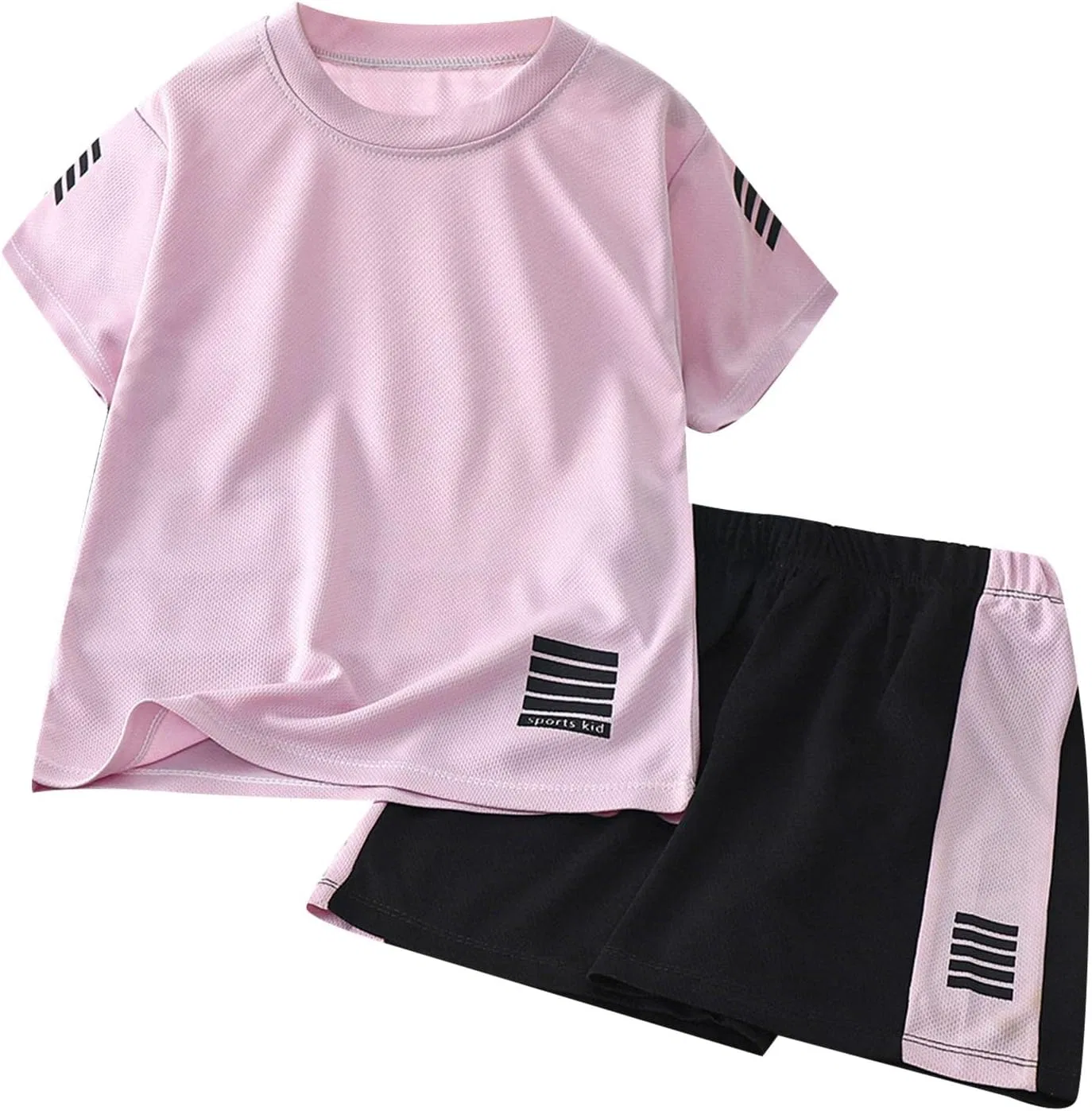 Детский спортивный комплект из футболки и шорт, Generic, Purple